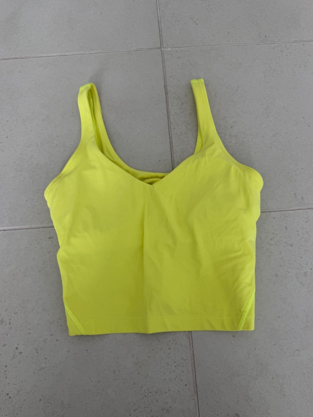 Lululemon Yellow Align Tank Top Size 2